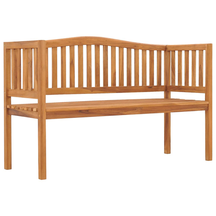 Gartenbank 150 cm Massivholz Teak