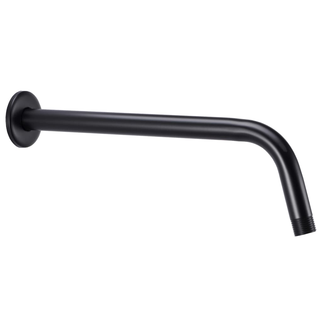 Duscharm Rund Edelstahl 201 Schwarz 30 cm