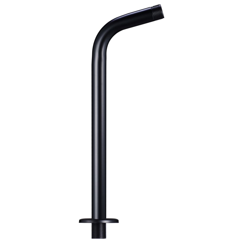 Duscharm Rund Edelstahl 201 Schwarz 30 cm