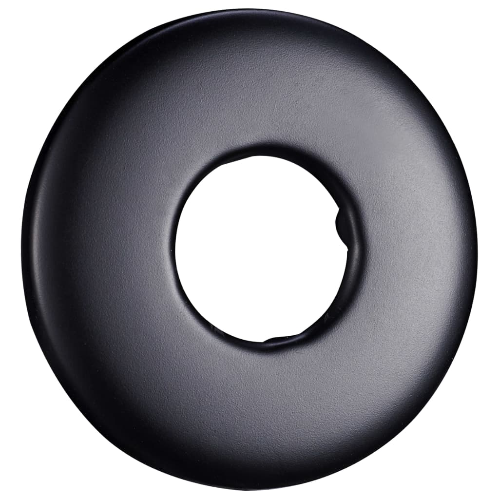Duscharm Rund Edelstahl 201 Schwarz 30 cm