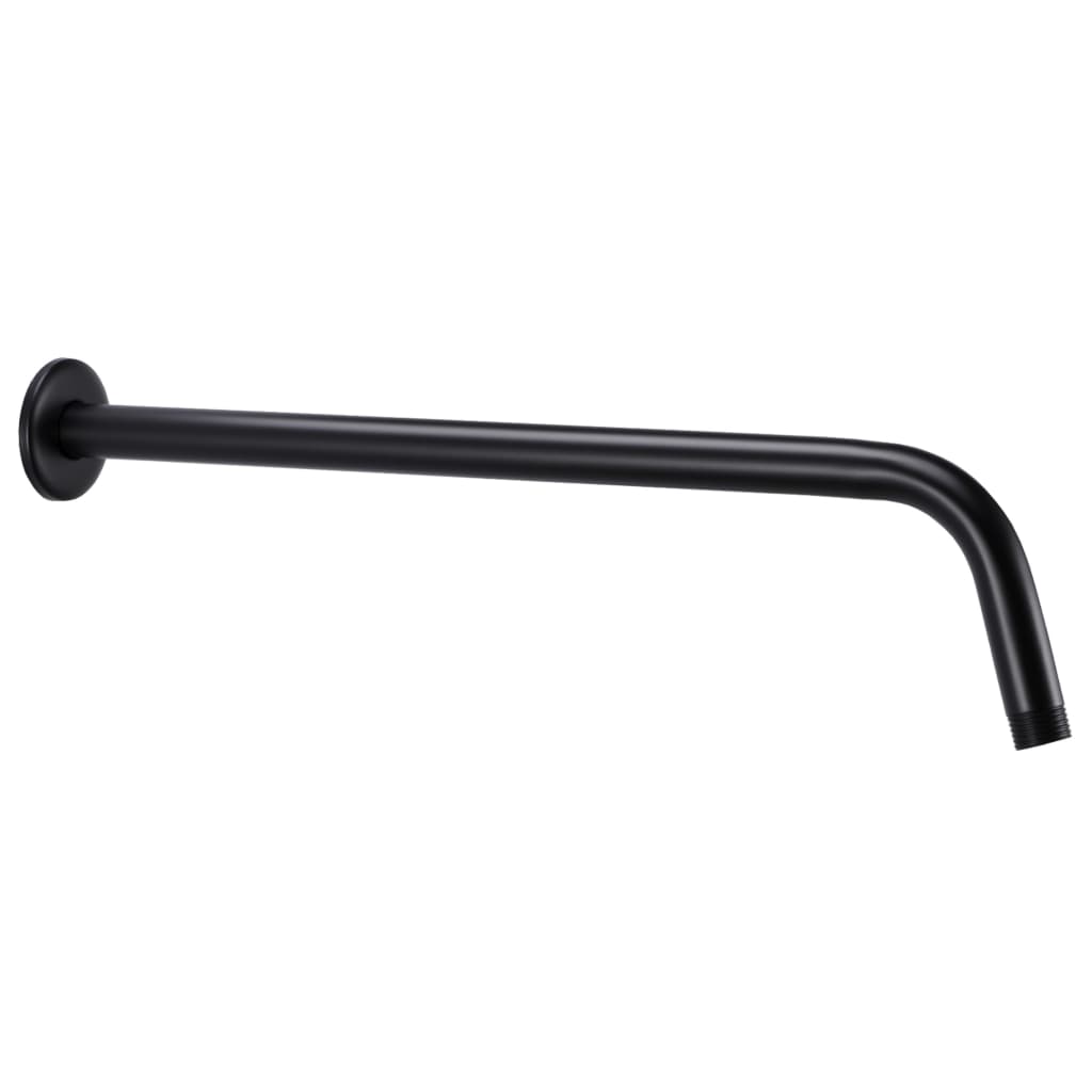 Duscharm Rund Edelstahl 201 Schwarz 40 cm