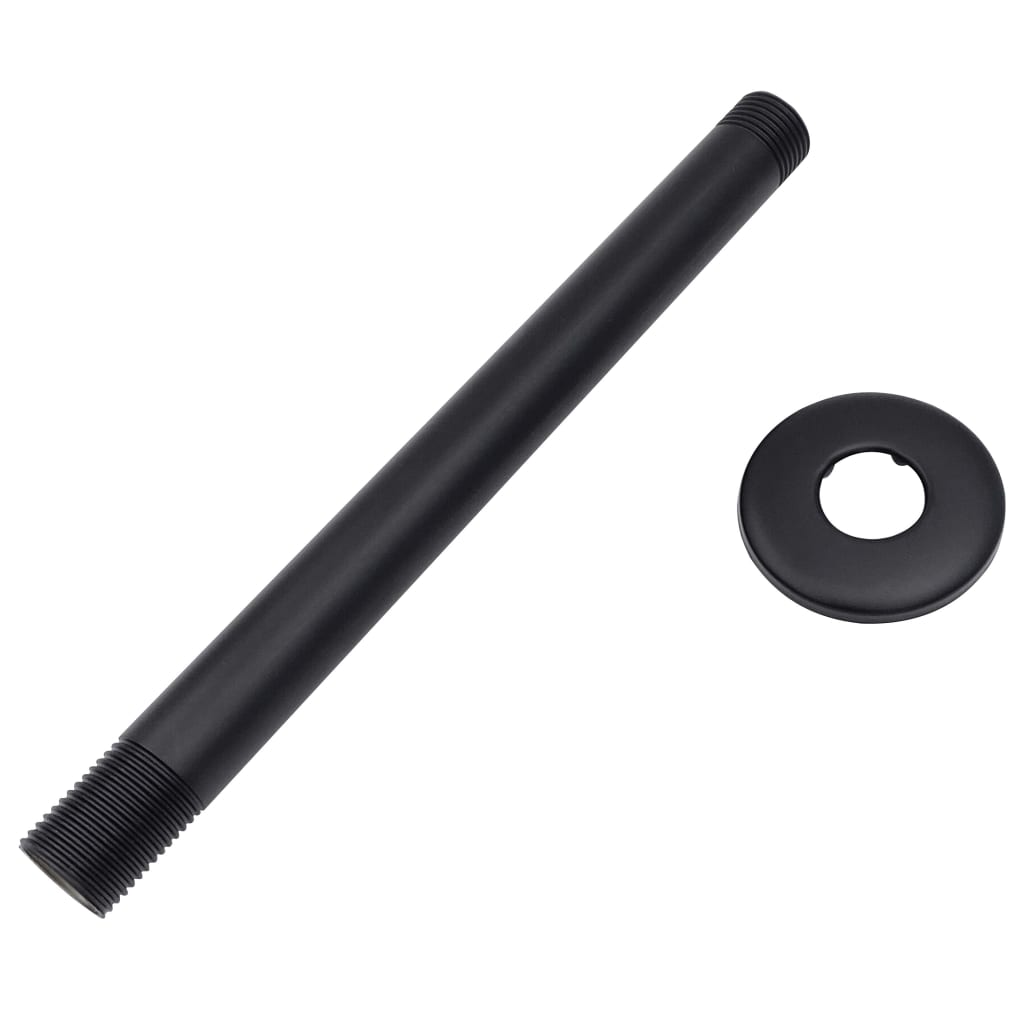 Duscharm Rund Edelstahl 201 Schwarz 20 cm