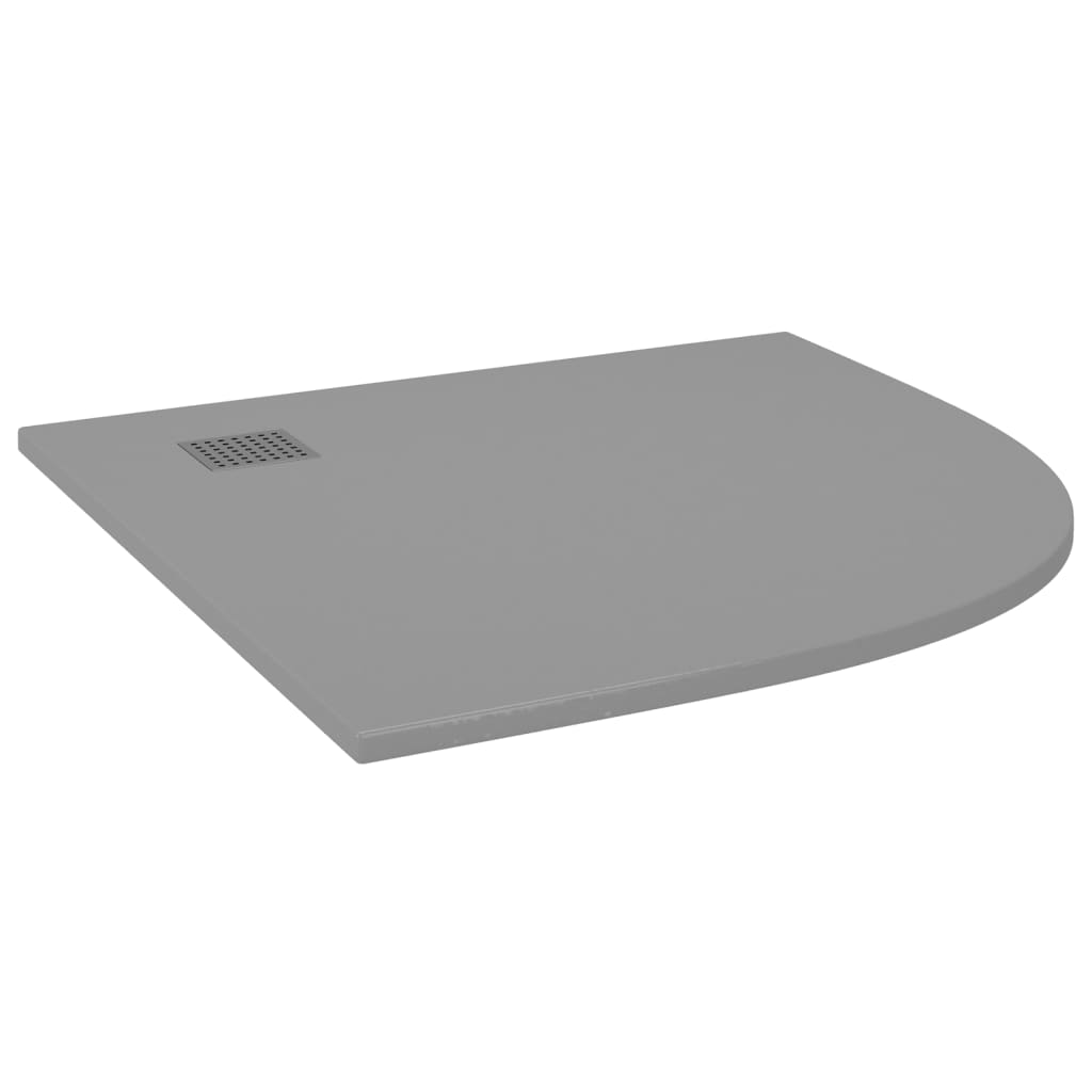 Duschwanne SMC Grau 90x90 cm