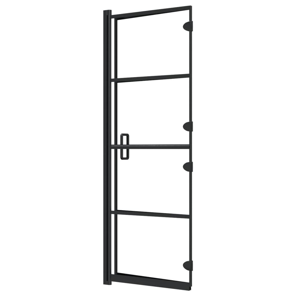 Foldable shower enclosure ESG 100x140 cm Black