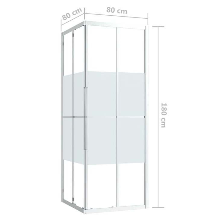 Cabina de ducha ESG 80x80x180 cm