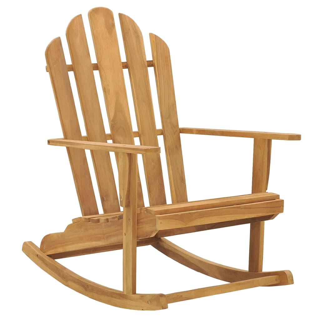 Adirondack-Schaukelstühle 2 Stk. Massivholz Teak