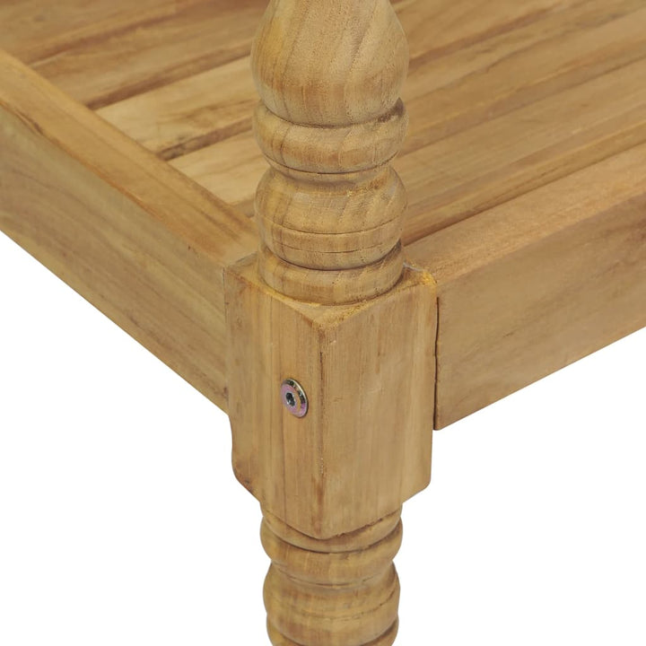 Sillas Batavia con cojines 4 uds. Madera maciza de teca.