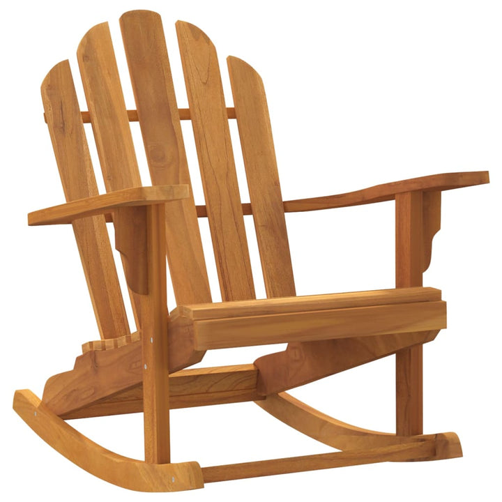 Adirondack-Schaukelstühle 2 Stk. 79x100x103 cm Massivholz Teak