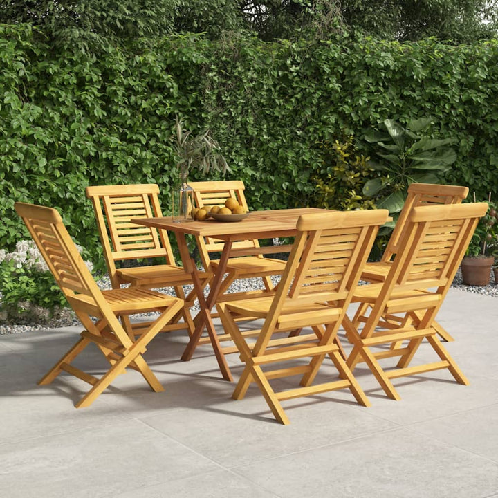 Gartenstühle 6 Stk. Klappbar 47x63x90 cm Massivholz Teak