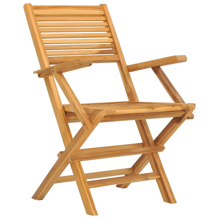 Gartenstühle 4 Stk. Klappbar 55x62x90 cm Massivholz Teak