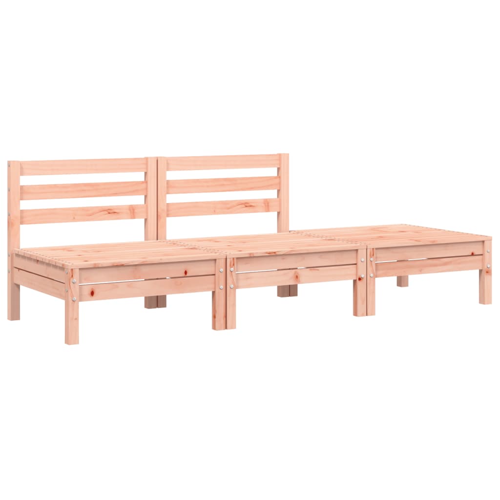 Gartensofa mit Kissen und Hocker 2-Sitzer