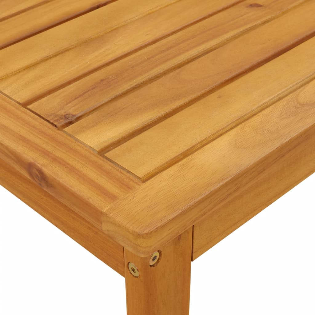 3 uds. Conjunto de sofás de jardín fabricados con palets de madera maciza de acacia.