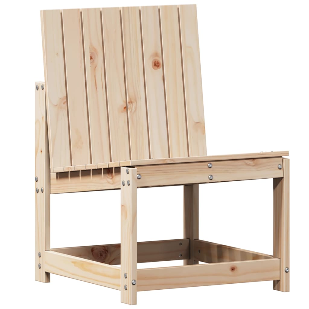 Silla de jardín 50,5x55x77 cm madera maciza de pino