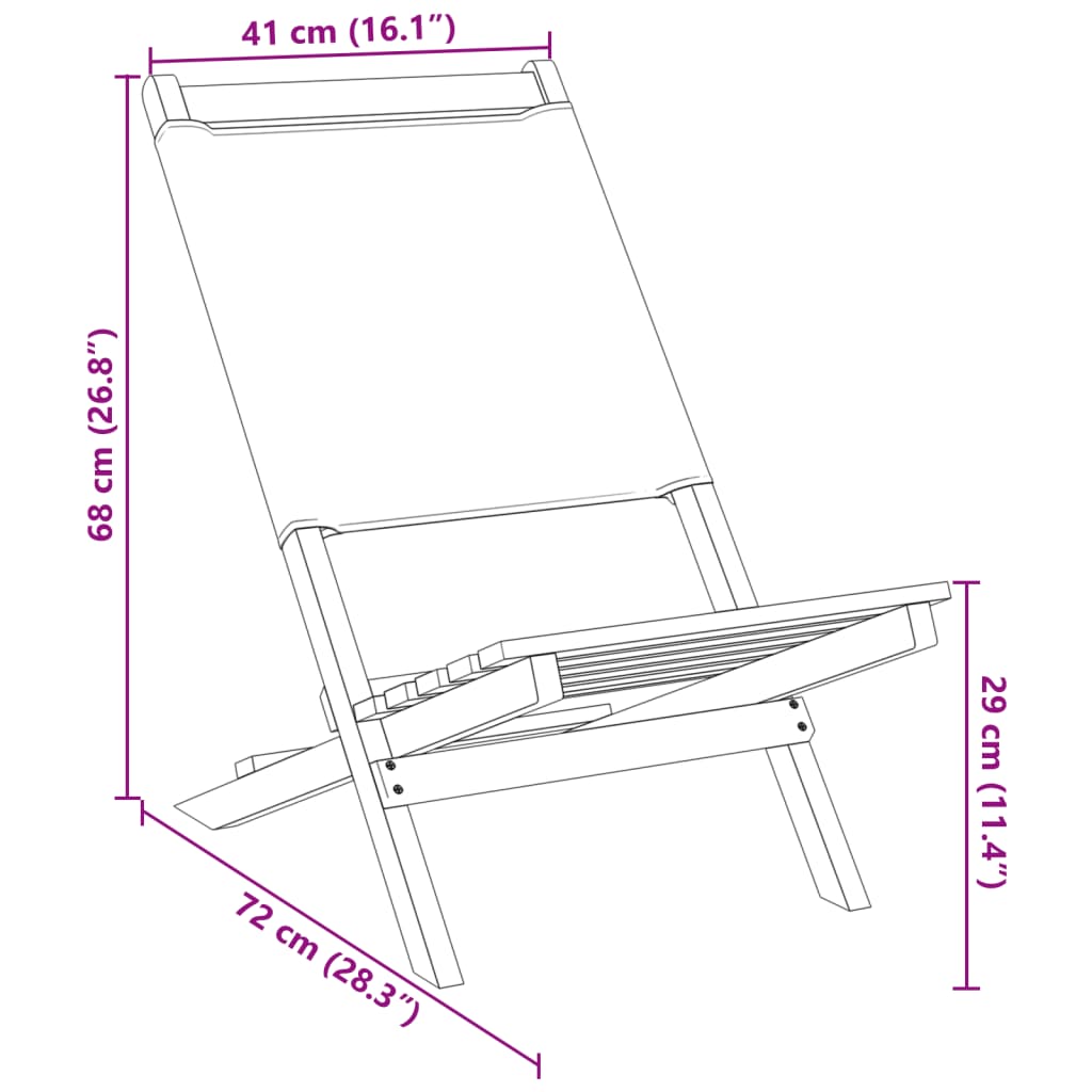 Gartenstühle 2 Stk. Weiß Massivholz Akazie & Stoff