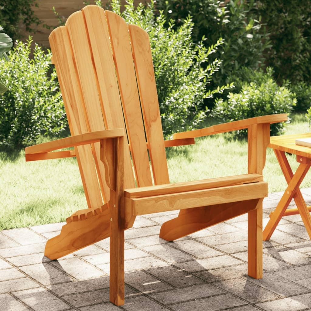 Adirondack-Gartenstuhl 77x78x95 cm Massivholz Teak