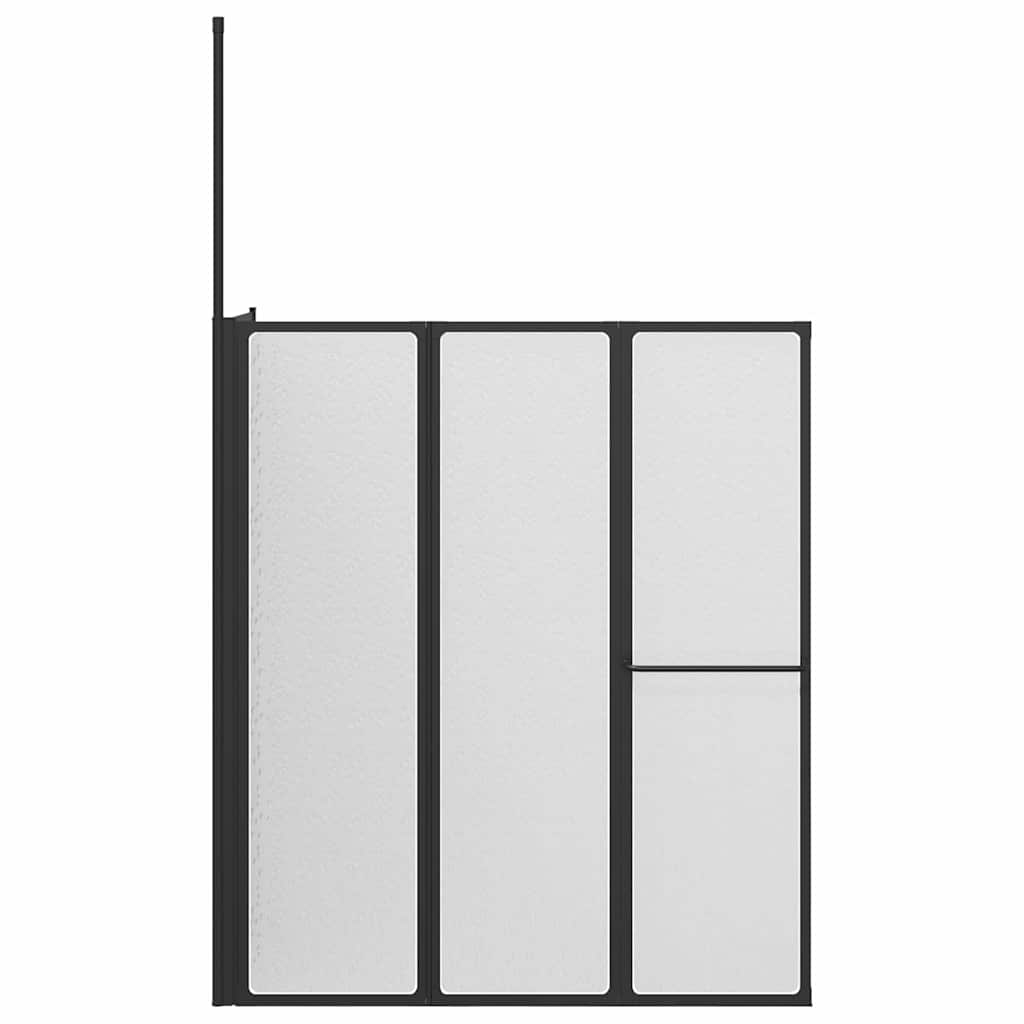 Duschwand Falten Other Schwarz 120 x 70 x 137 cm Aluminium