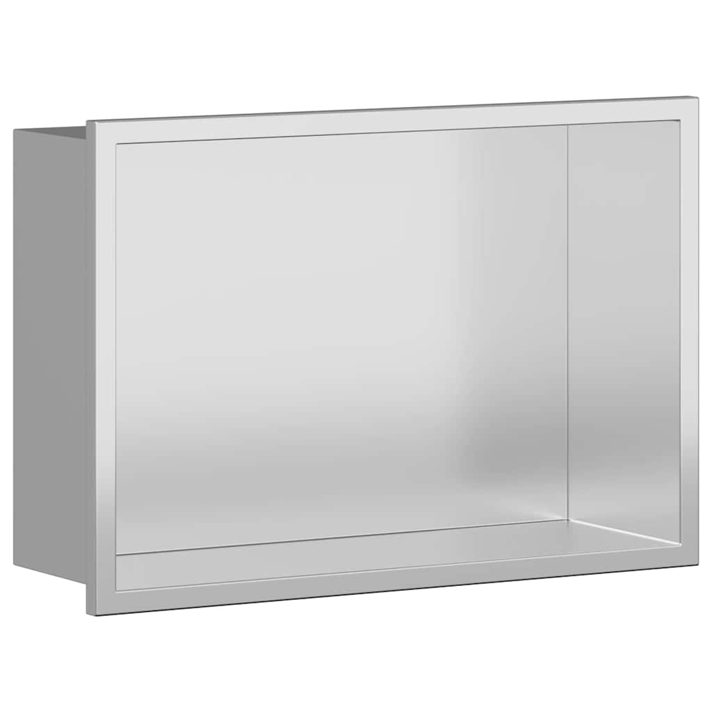 Duschnische Silber 30 x 20 x 9.5 cm Edelstahl
