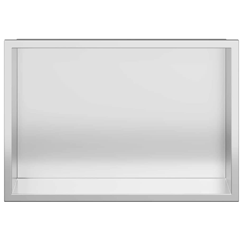 Duschnische Silber 30 x 20 x 9.5 cm Edelstahl