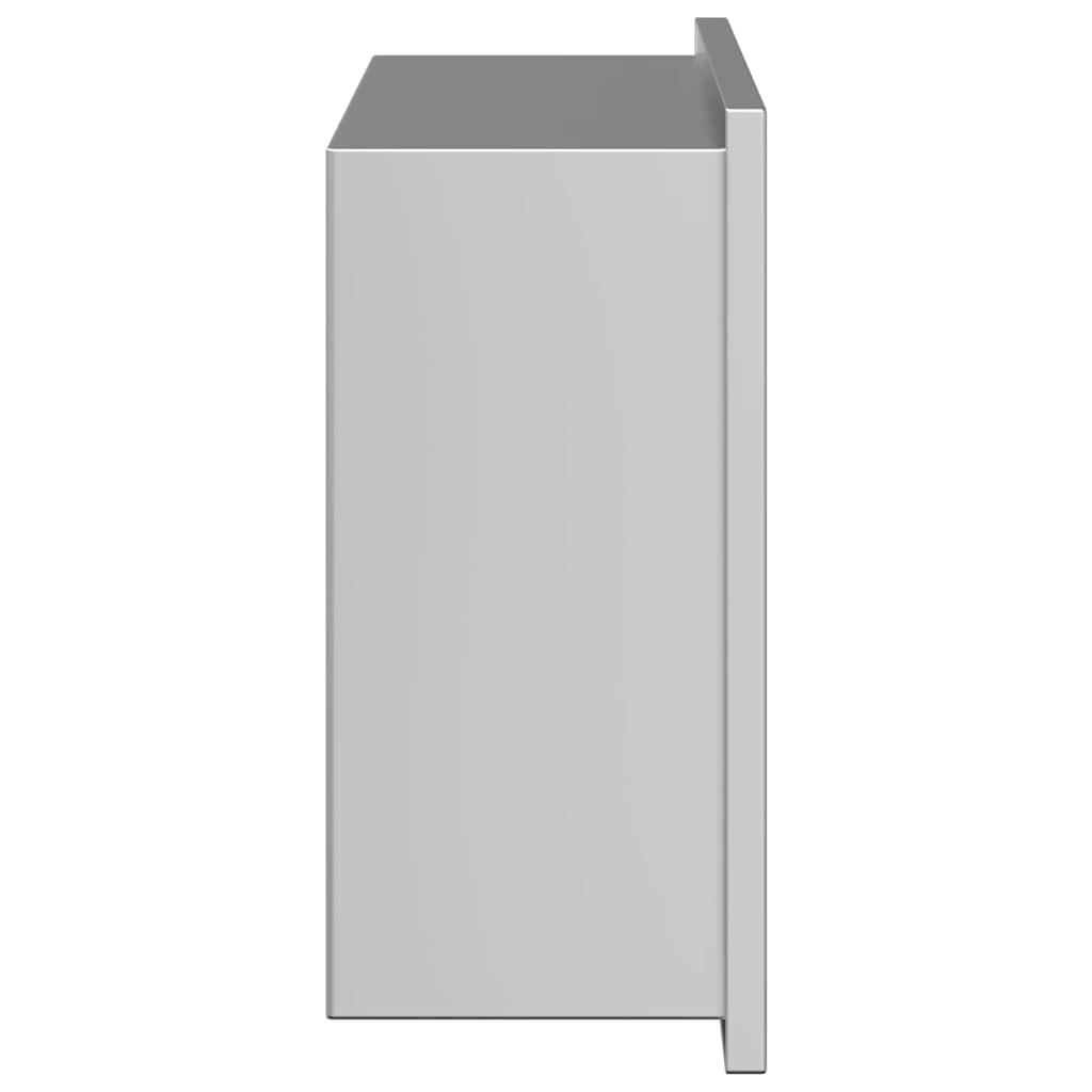Duschnische Silber 30 x 20 x 9.5 cm Edelstahl