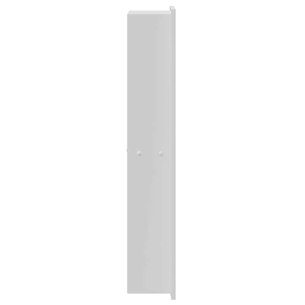 Duschnische Weiß 60 x 20 x 9.5 cm Edelstahl