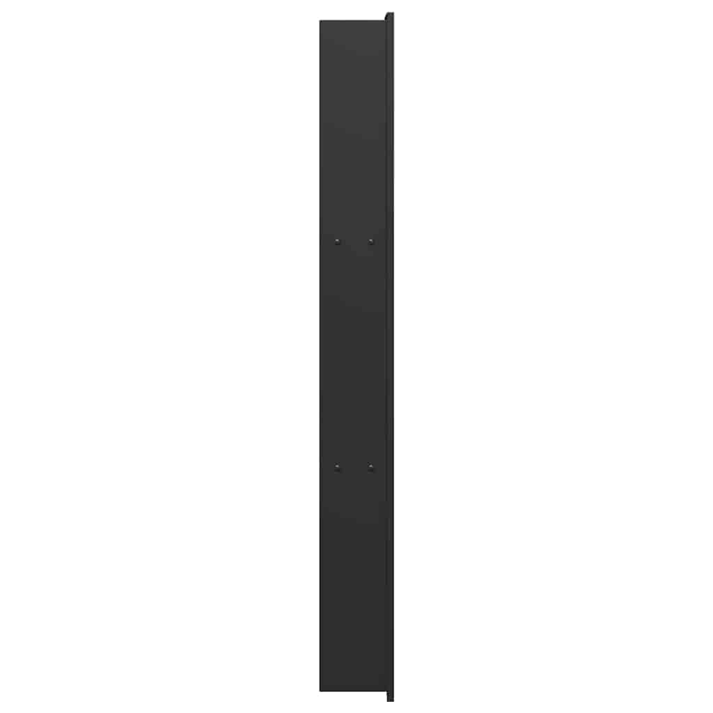 Duschnische Schwarz 90 x 20 x 9.5 cm Edelstahl