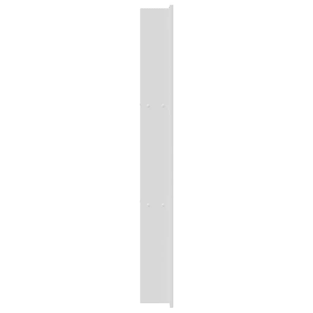 Duschnische Weiß 90 x 20 x 9.5 cm Edelstahl
