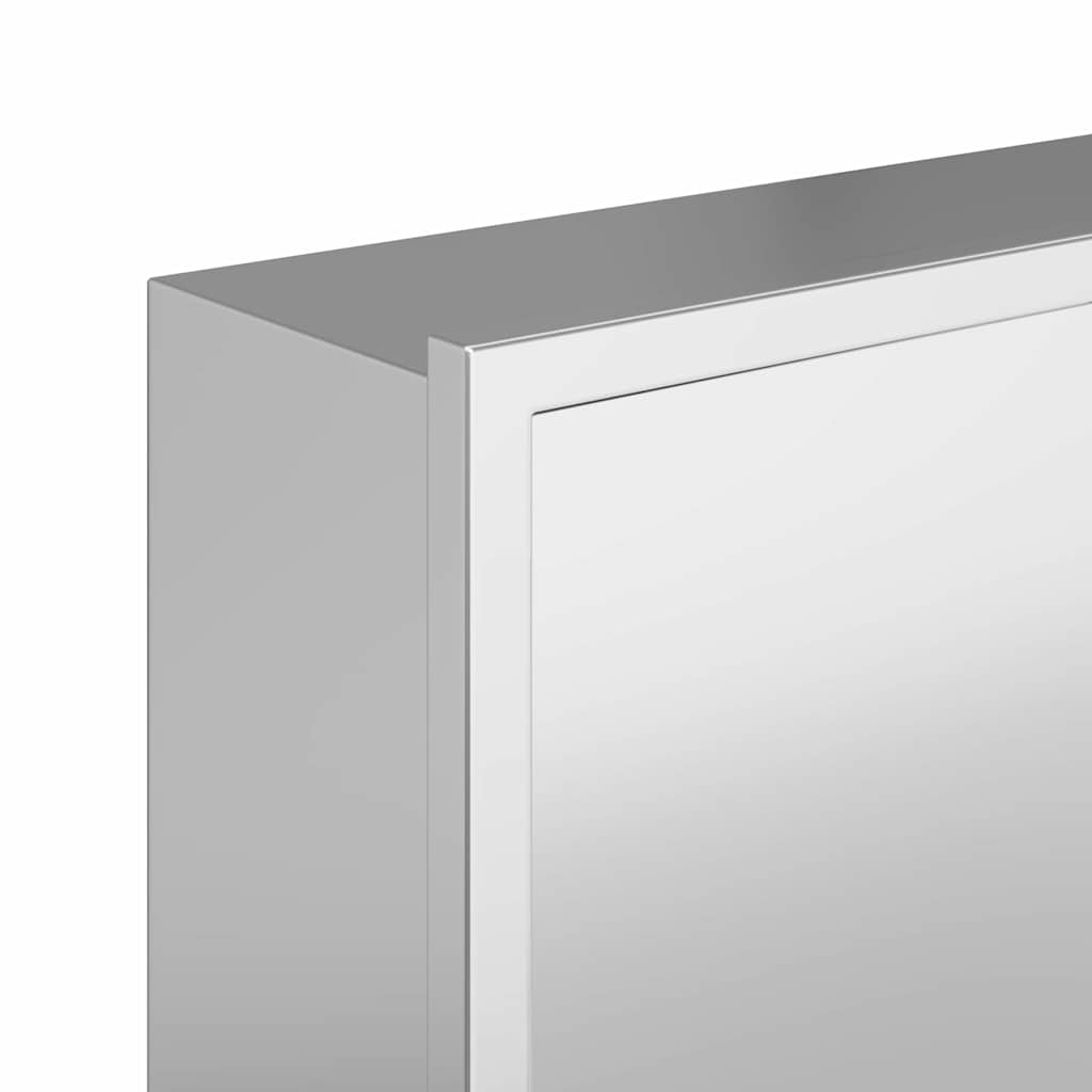 Duschnische Silber 90 x 20 x 9.5 cm Edelstahl
