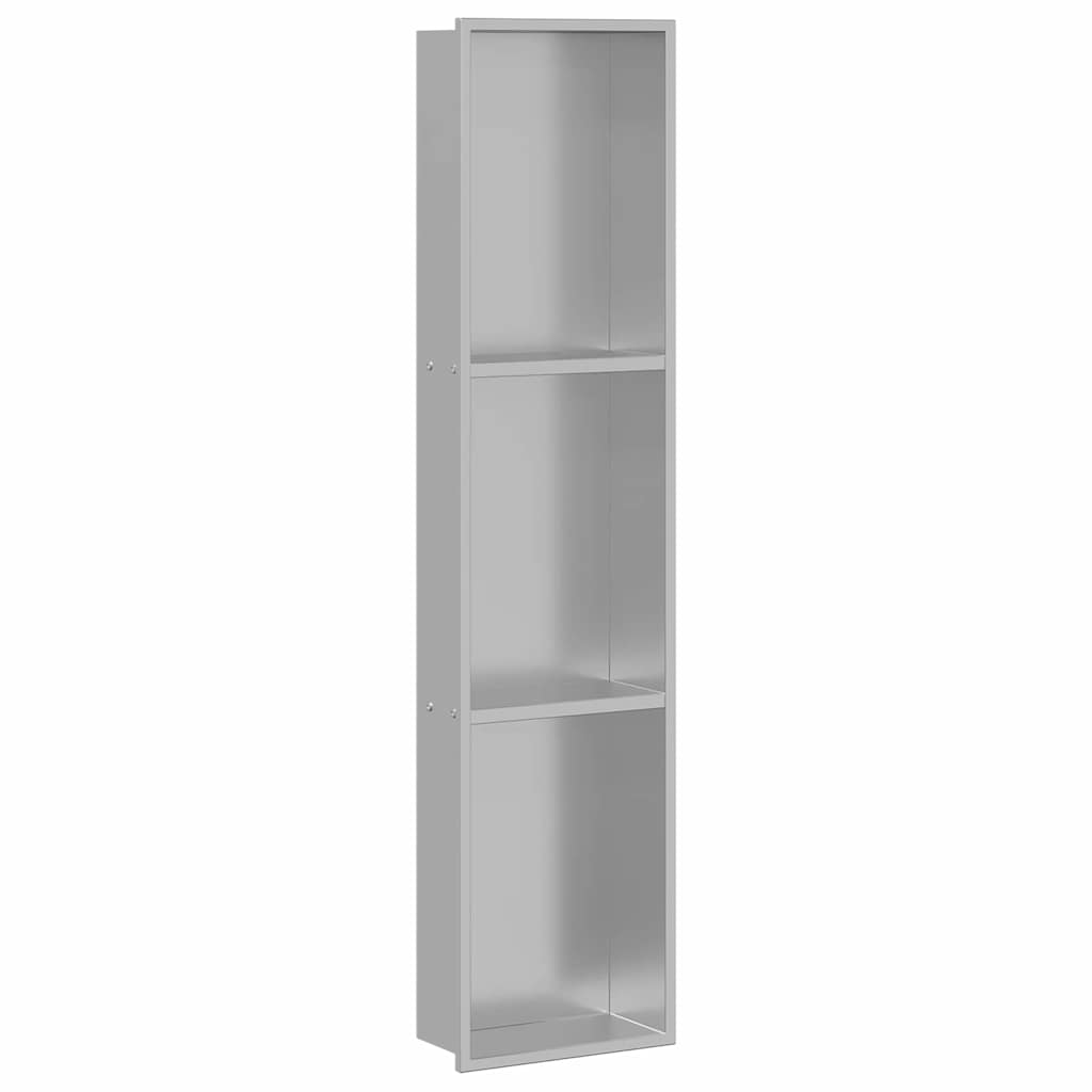 Duschnische Silber 90 x 20 x 9.5 cm Edelstahl