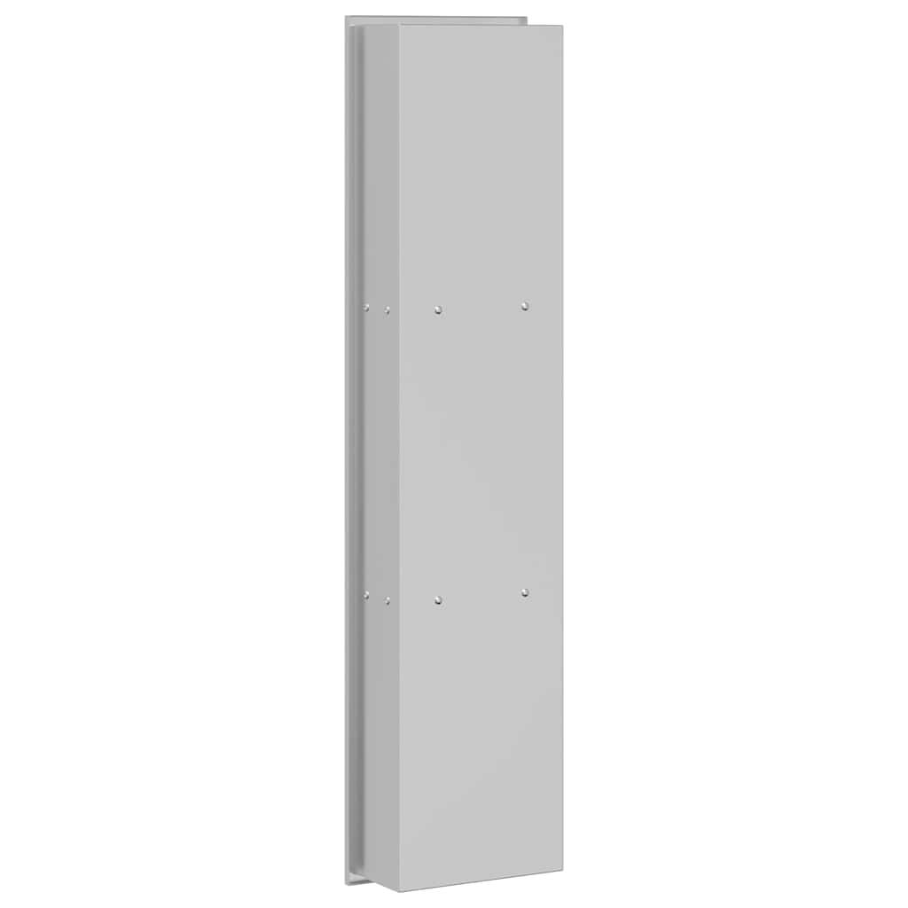 Duschnische Silber 90 x 20 x 9.5 cm Edelstahl