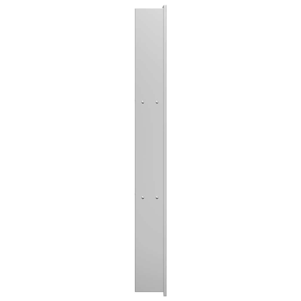 Duschnische Silber 90 x 20 x 9.5 cm Edelstahl