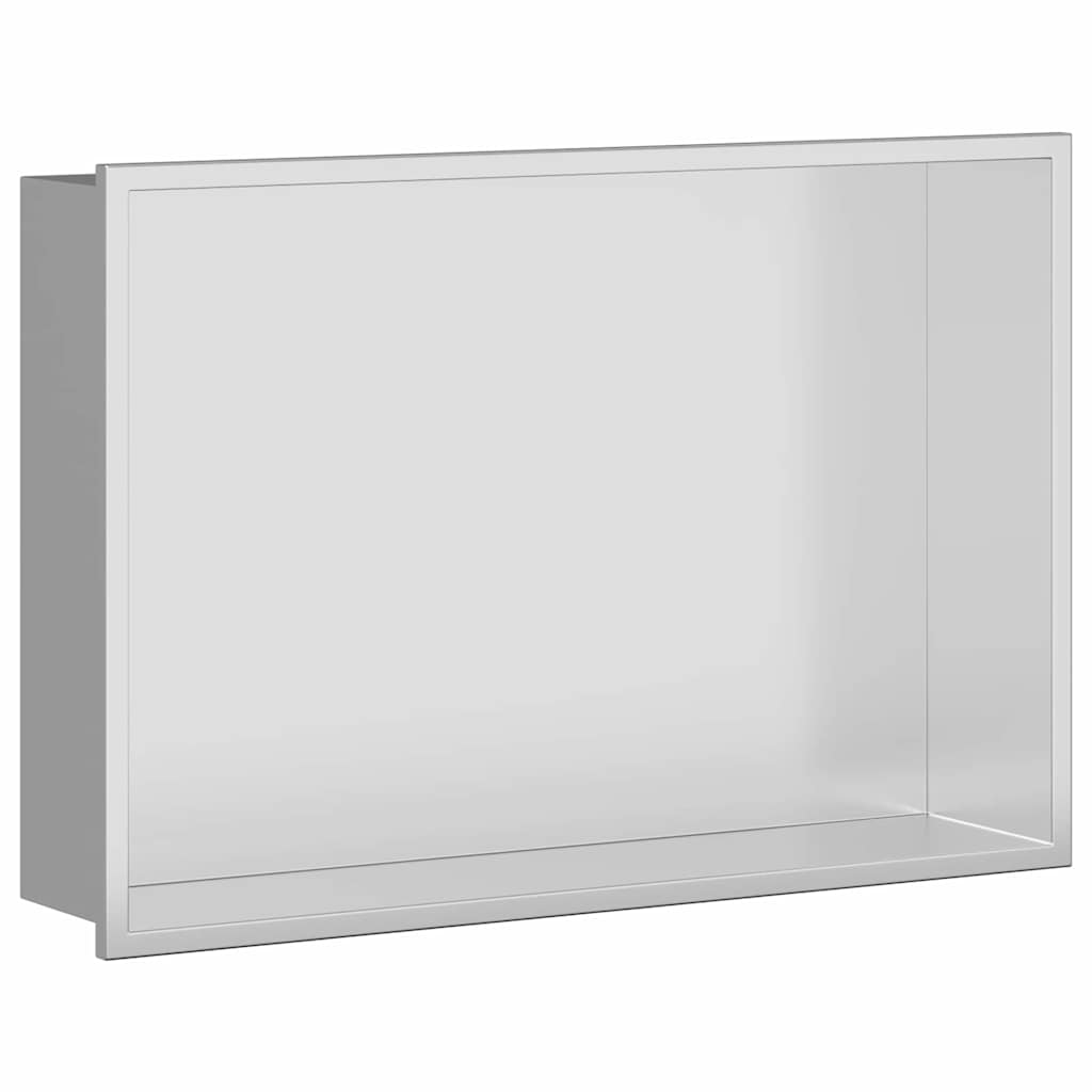 Duschnische Silber 45 x 30 x 9.5 cm Edelstahl