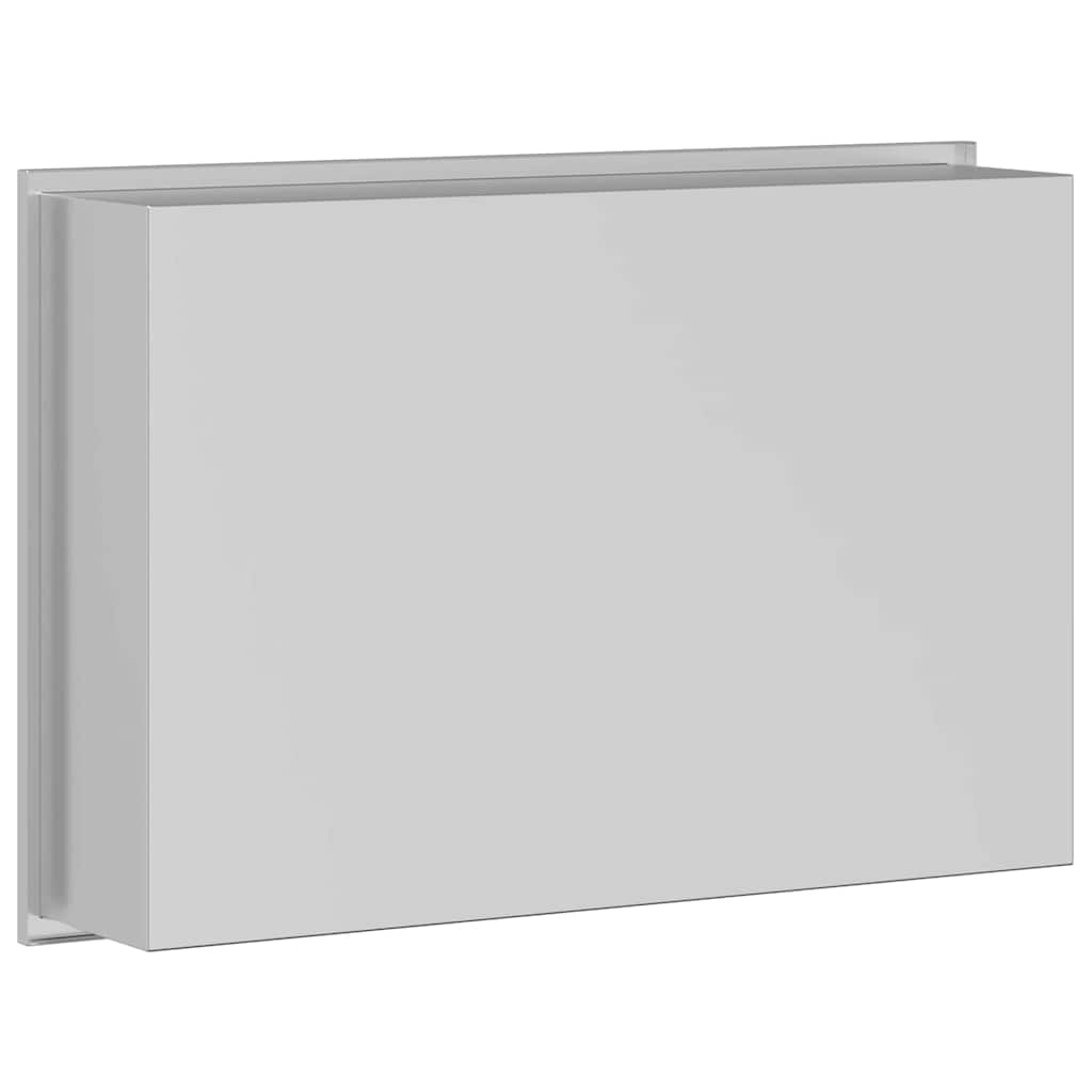 Duschnische Silber 45 x 30 x 9.5 cm Edelstahl