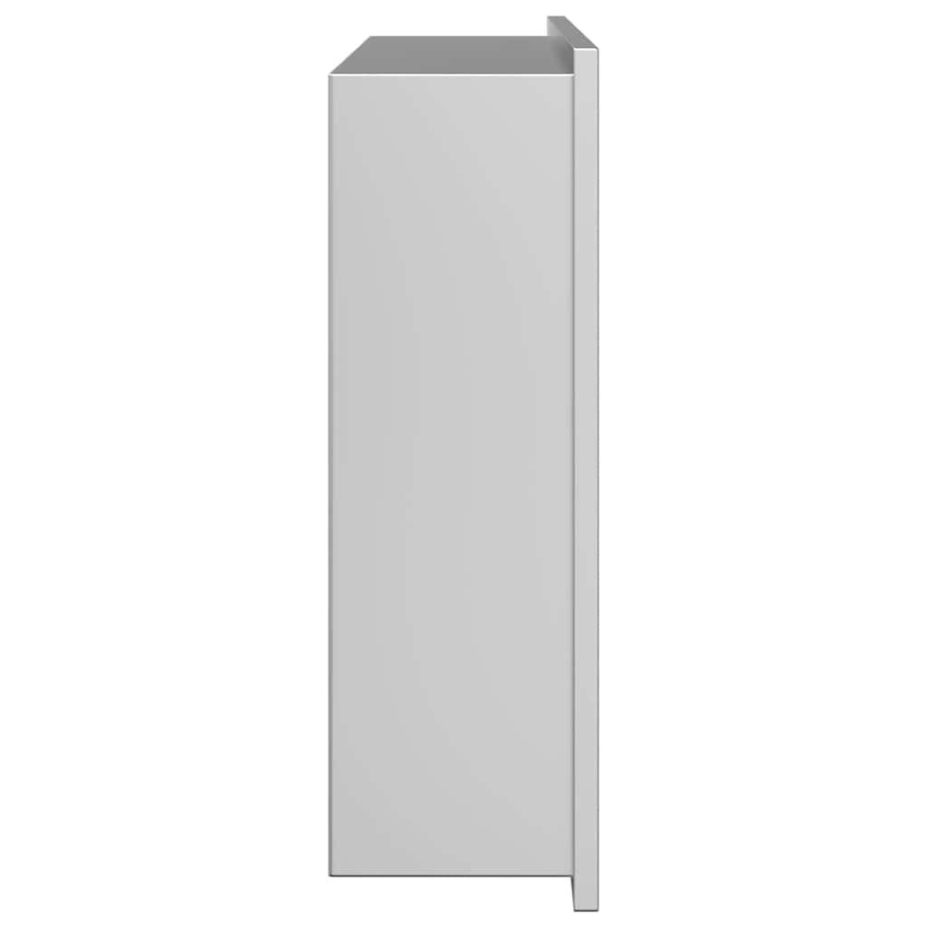 Duschnische Silber 45 x 30 x 9.5 cm Edelstahl