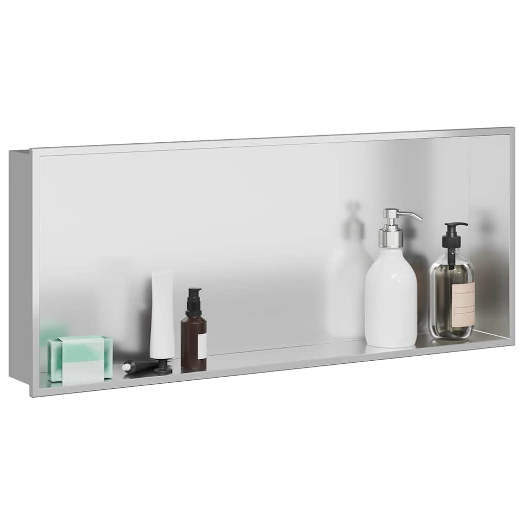 Duschnische Silber 75 x 30 x 9.5 cm Edelstahl