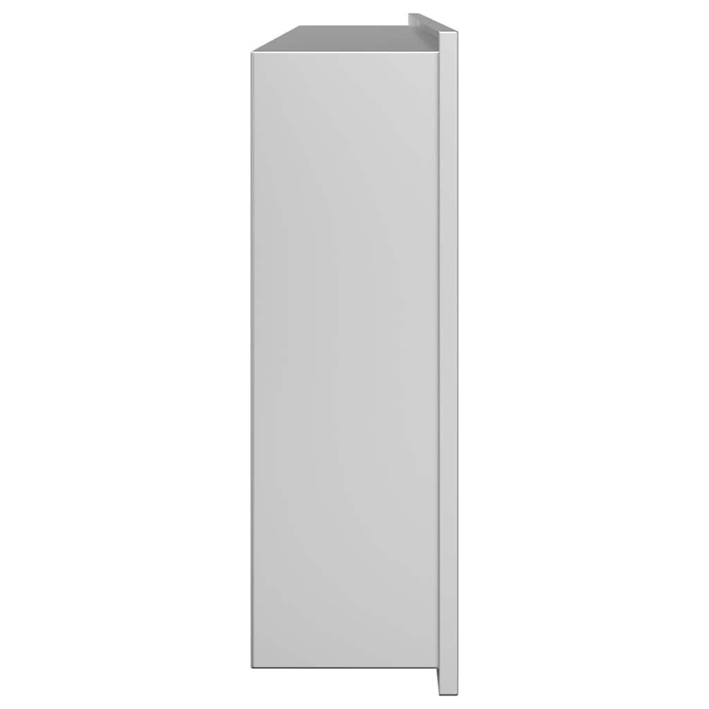 Duschnische Silber 75 x 30 x 9.5 cm Edelstahl