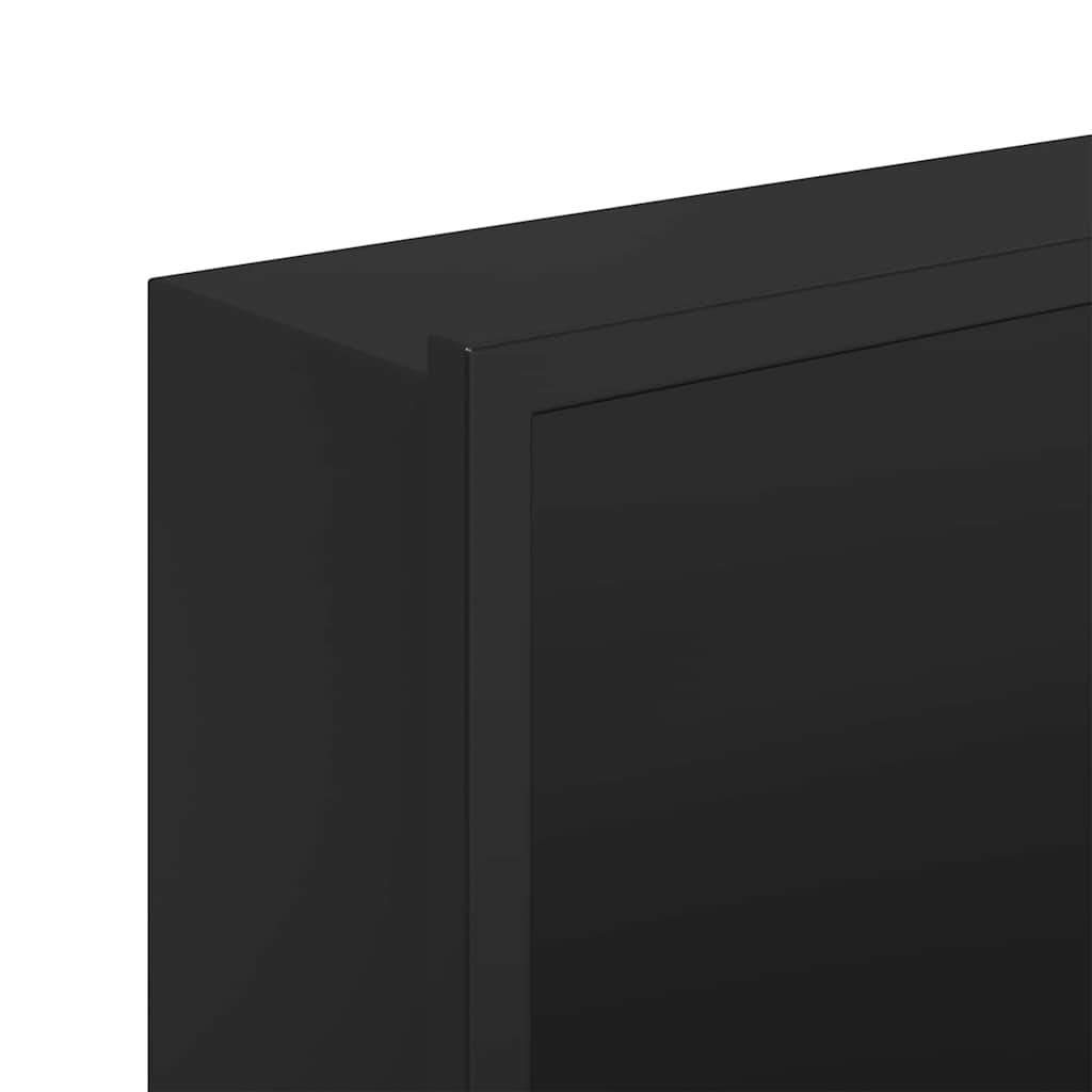 Duschnische Schwarz 90 x 30 x 9.5 cm Edelstahl