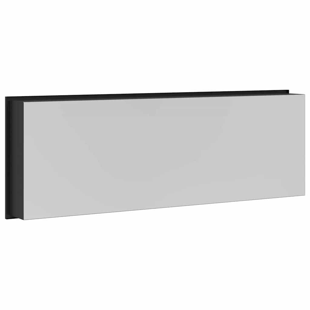 Duschnische Schwarz 90 x 30 x 9.5 cm Edelstahl