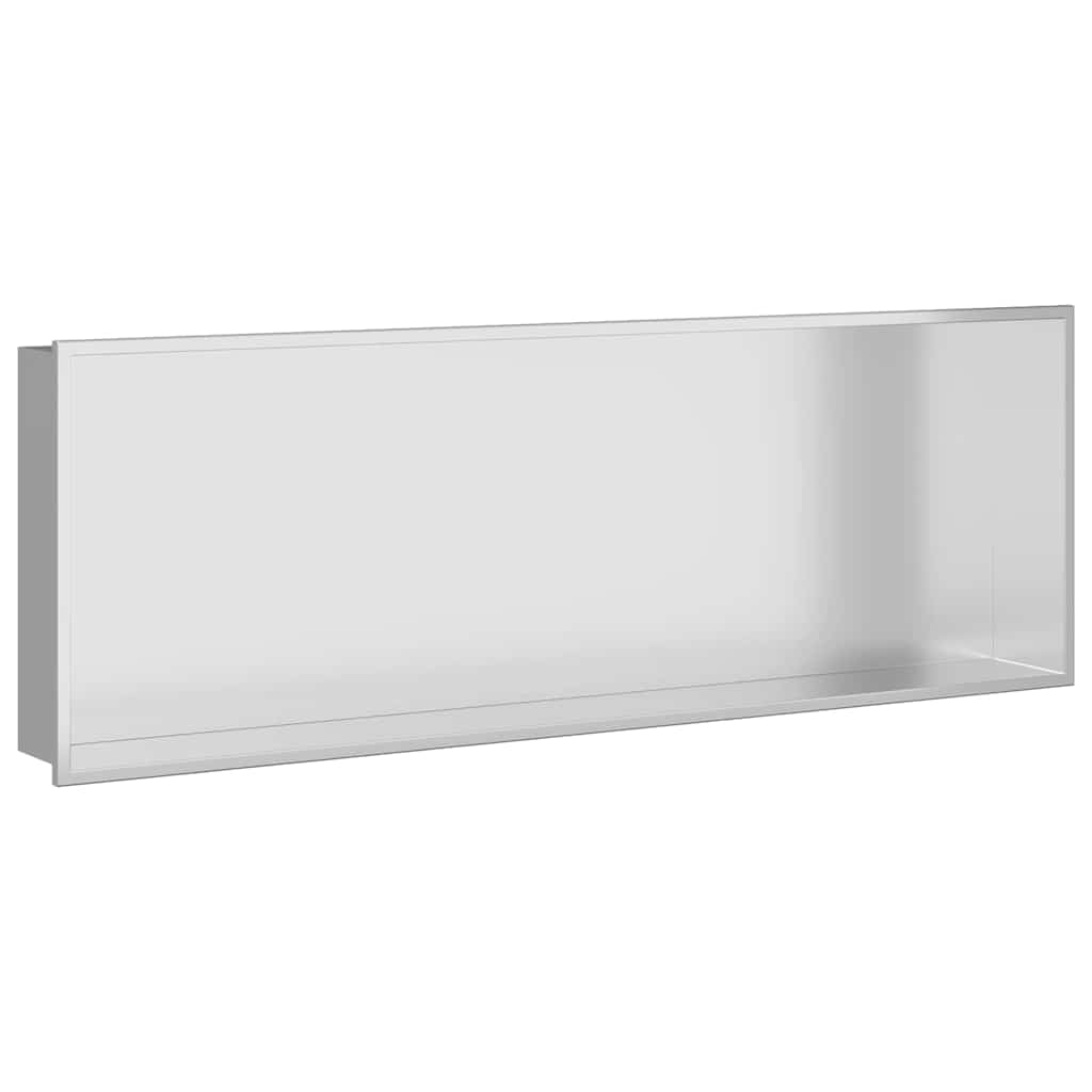Duschnische Silber 90 x 30 x 9.5 cm Edelstahl