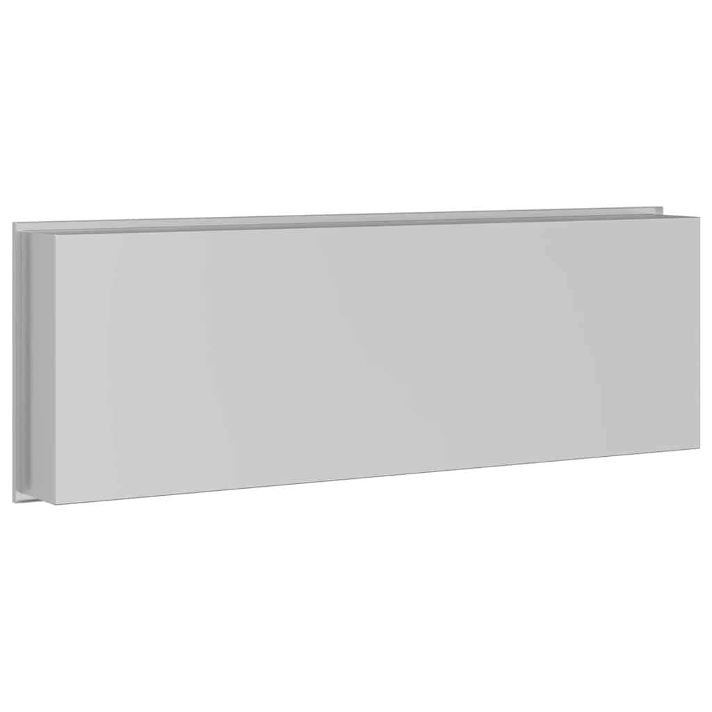 Duschnische Silber 90 x 30 x 9.5 cm Edelstahl