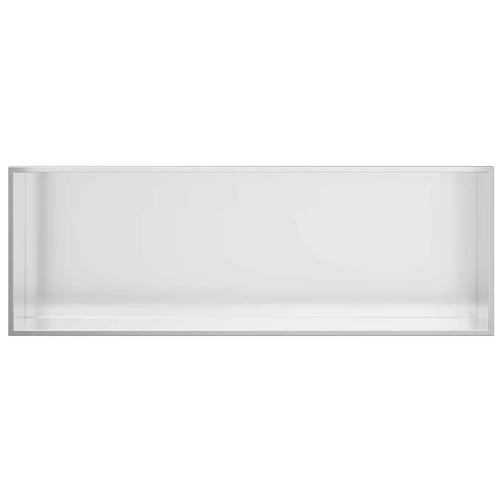 Duschnische Silber 90 x 30 x 9.5 cm Edelstahl