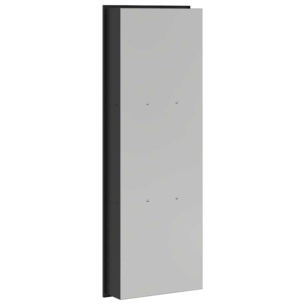 Duschnische Schwarz 90 x 30 x 9.5 cm Edelstahl