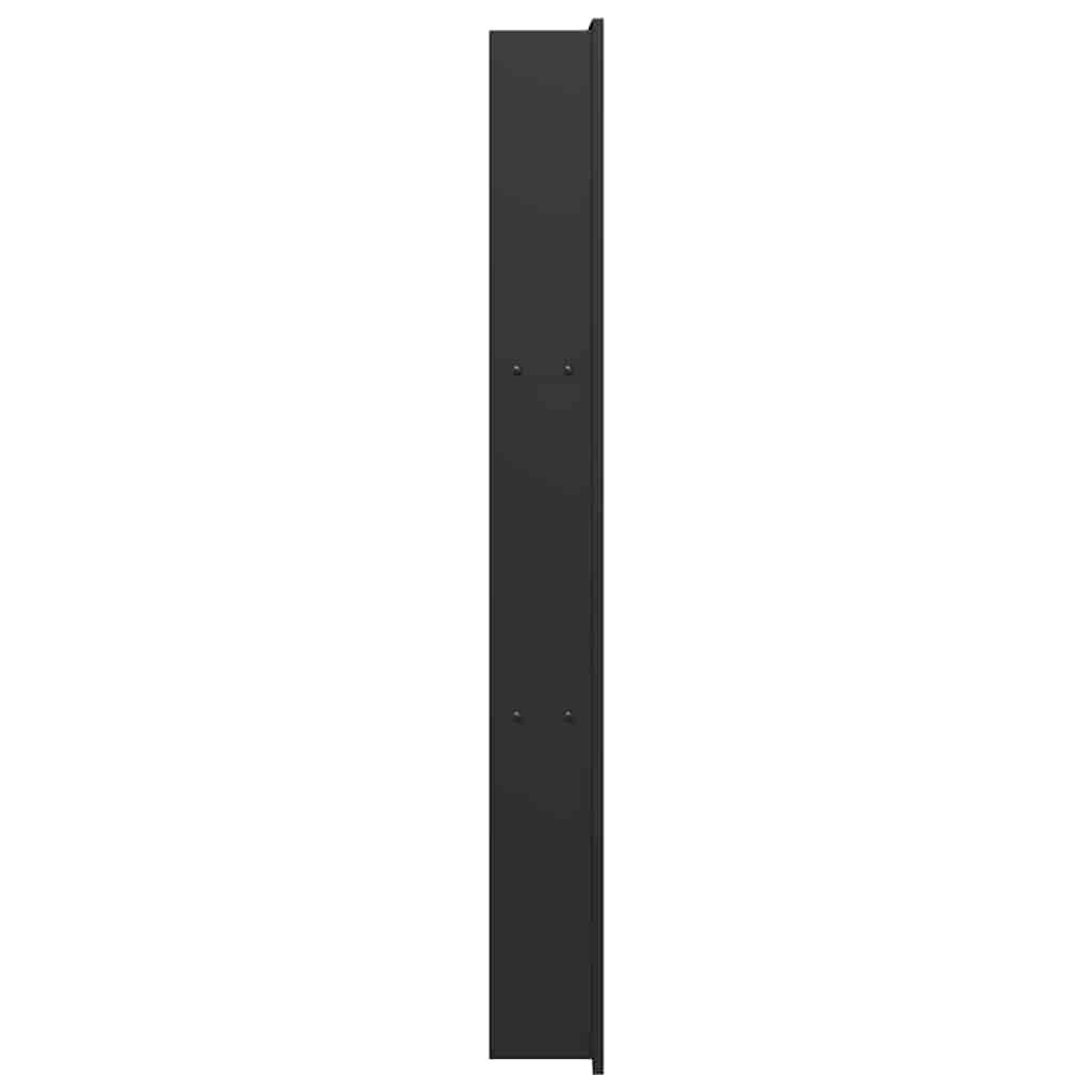 Duschnische Schwarz 90 x 30 x 9.5 cm Edelstahl