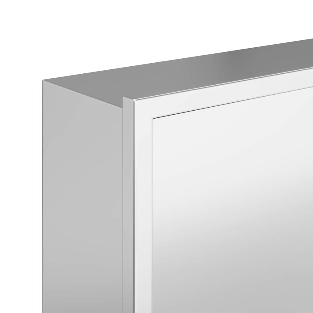 Duschnische Silber 90 x 30 x 9.5 cm Edelstahl