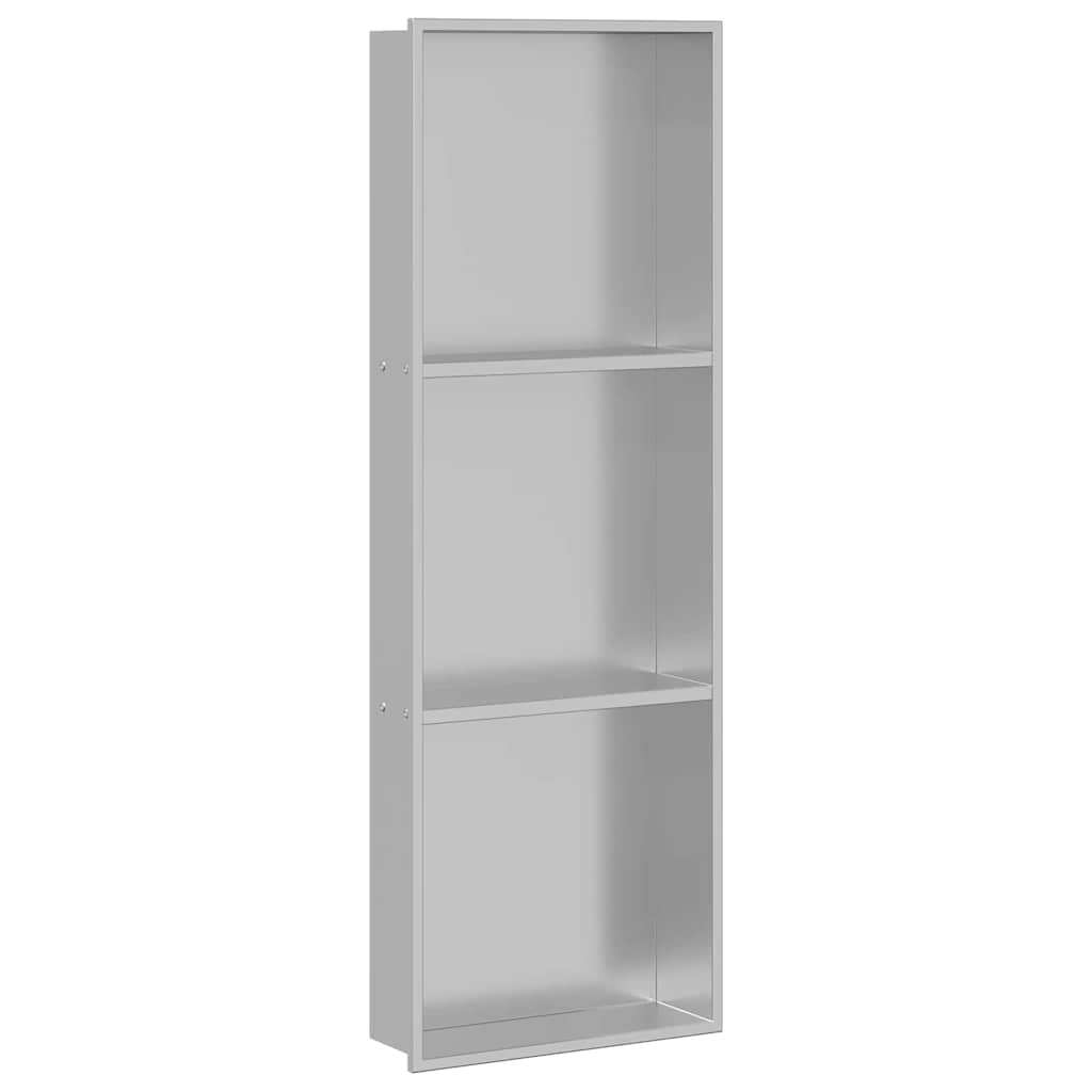 Duschnische Silber 90 x 30 x 9.5 cm Edelstahl