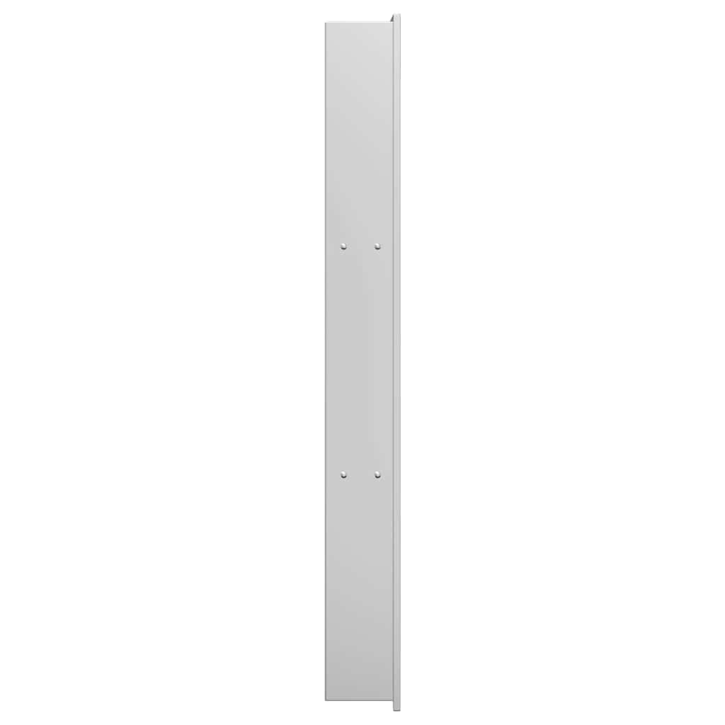 Duschnische Silber 90 x 30 x 9.5 cm Edelstahl