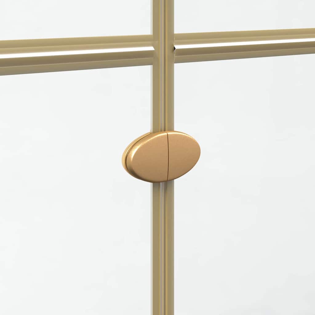 Walk-in Duschwand Sonstiges Golden und Transparent 80 x 190 cm