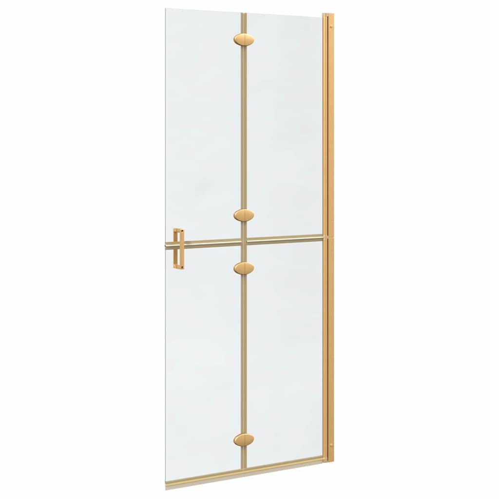 Walk-in Duschwand Sonstiges Golden und Transparent 80 x 190 cm