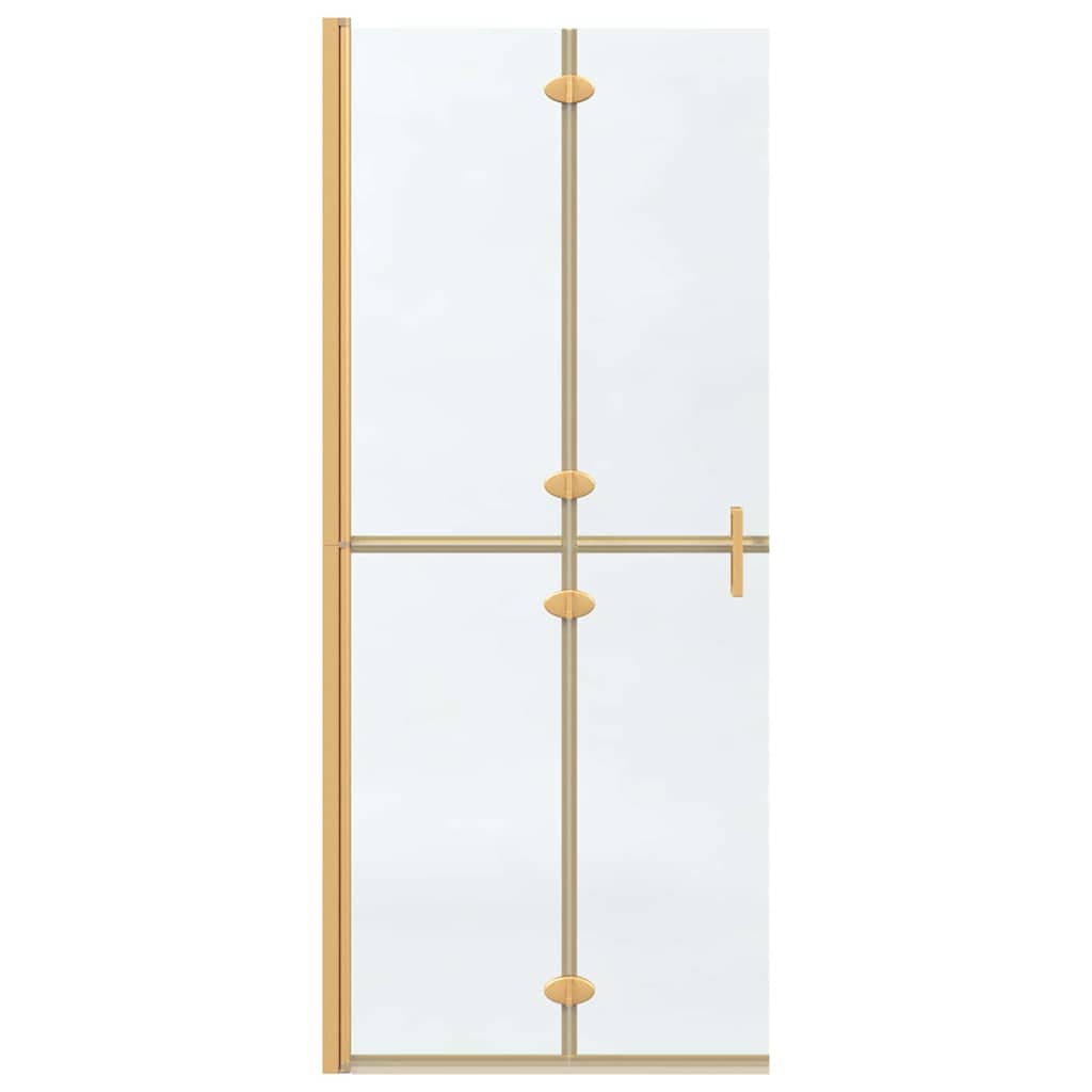 Walk-in Duschwand Sonstiges Golden und Transparent 80 x 190 cm