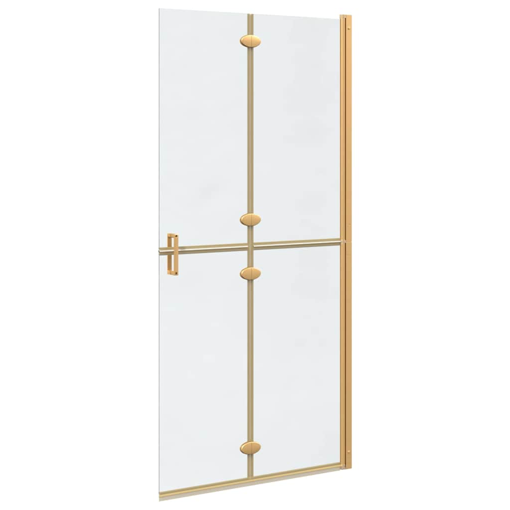 Walk-in Duschwand Sonstiges Golden und Transparent 90 x 190 cm