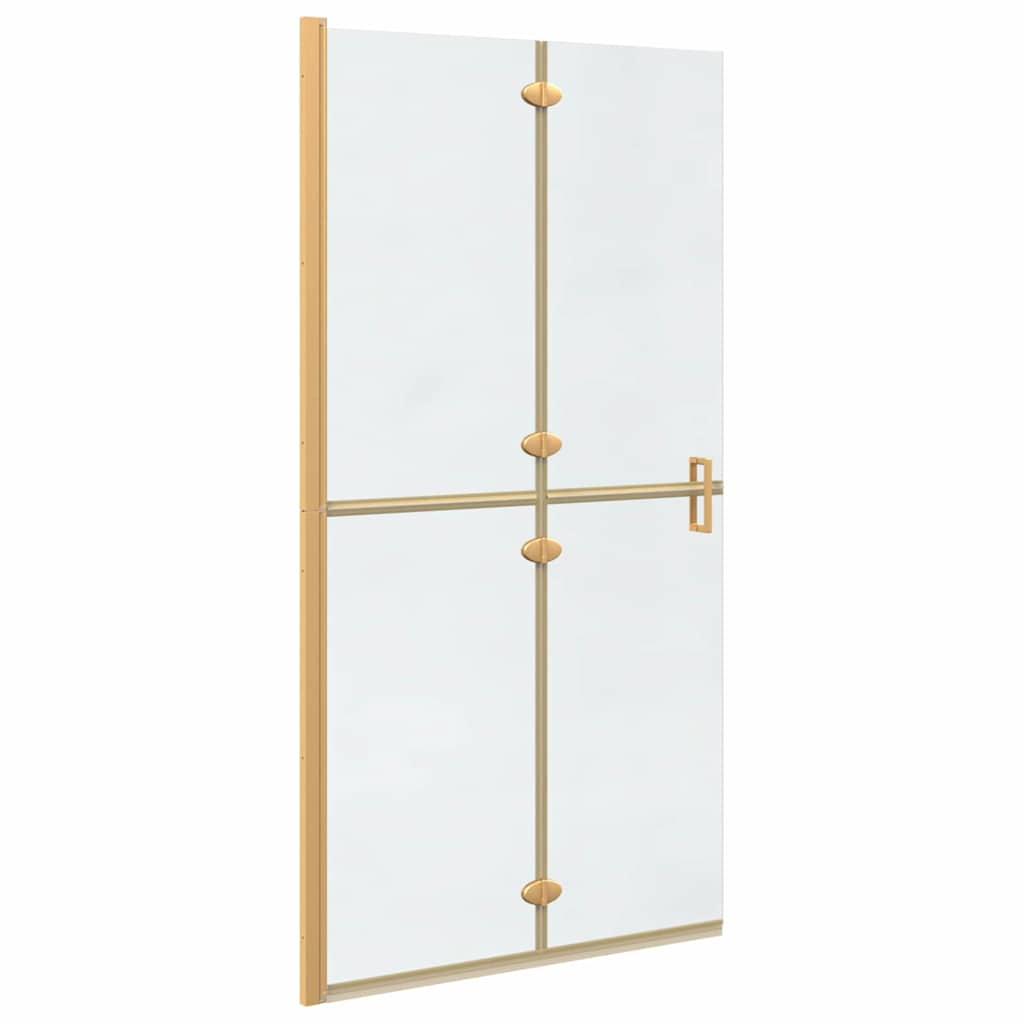 Walk-in Duschwand Sonstiges Golden und Transparent 100 x 190 cm